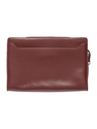 Must de Cartier Leather Clutch