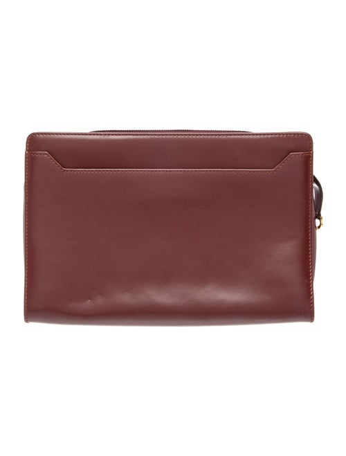 Must de Cartier Leather Clutch