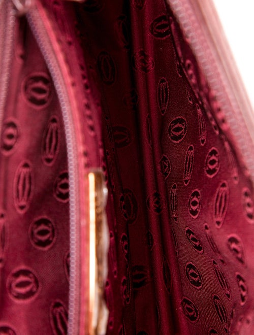 Must de Cartier Leather Clutch