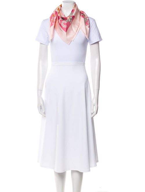 Cartier Silk Floral Print Scarf