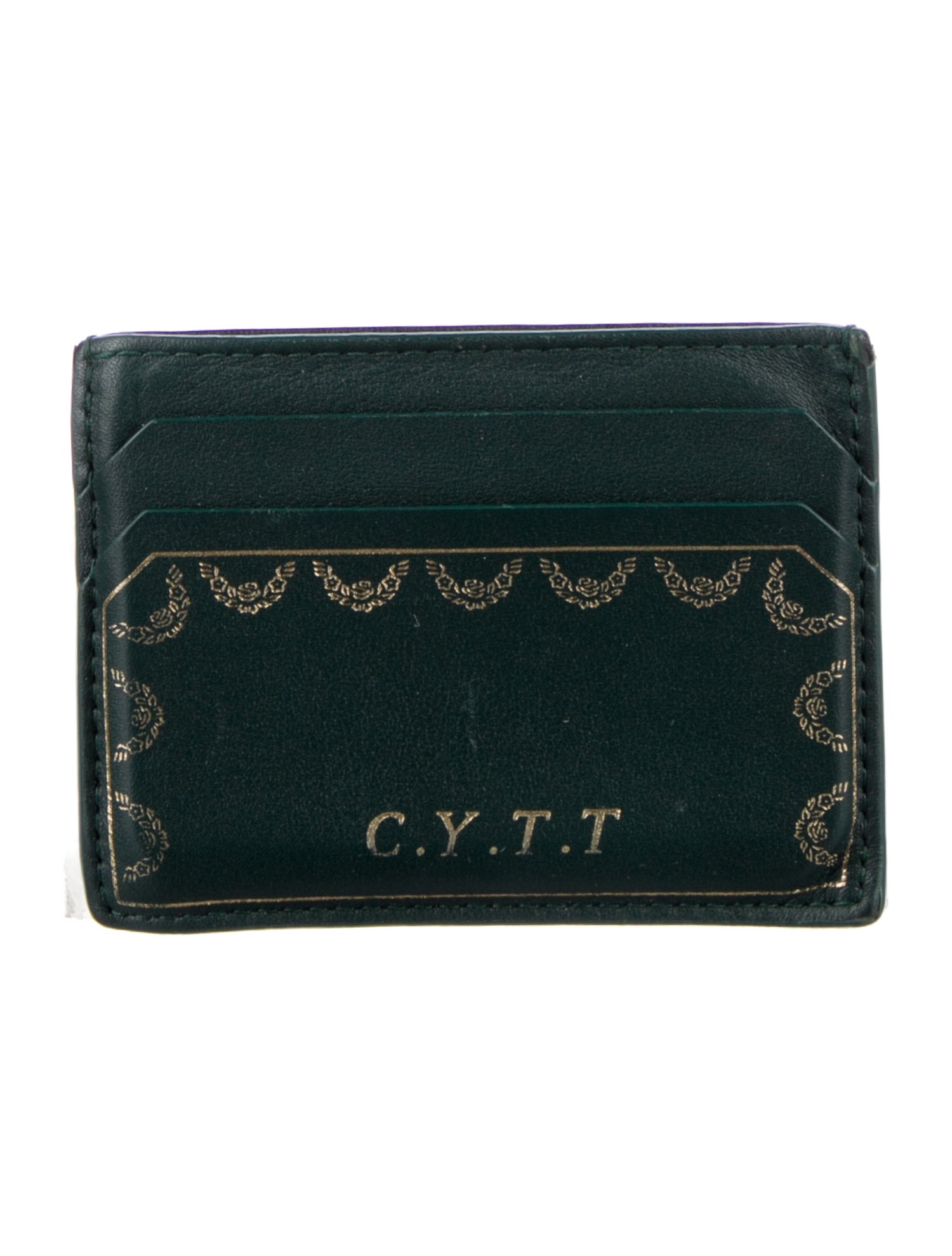 Cartier Leather Graphic Print Card Holder