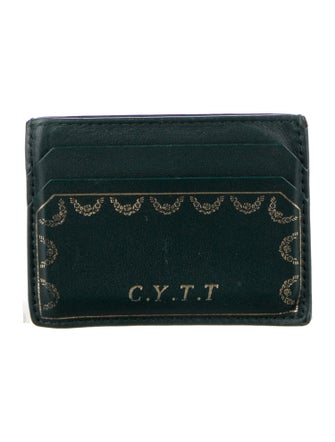 Cartier Leather Graphic Print Card Holder