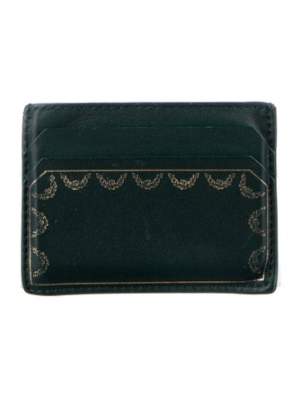 Cartier Leather Graphic Print Card Holder