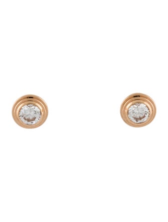 Cartier 2 Diamonds, d'Amour Stud Earrings, Medium Model