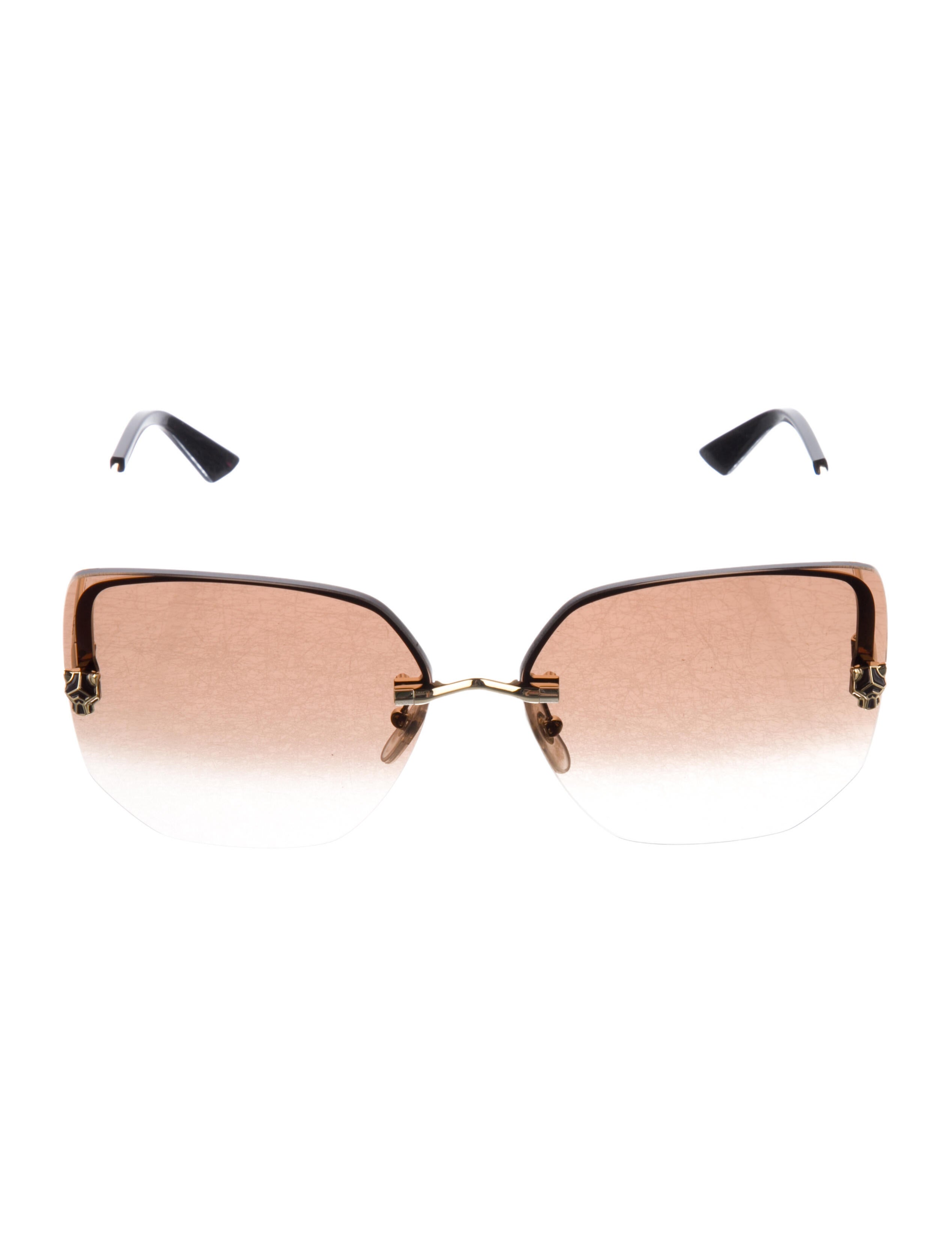 Cartier Panthere De Cartier Oversize Sunglasses