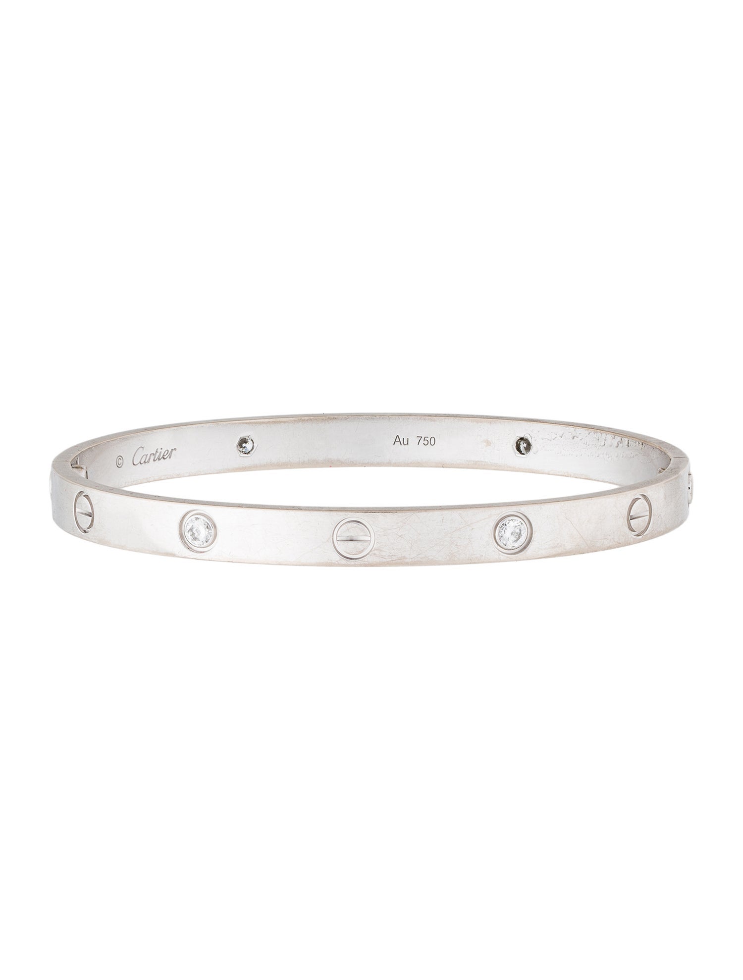Cartier 4 Diamonds LOVE Bracelet, Classic Model