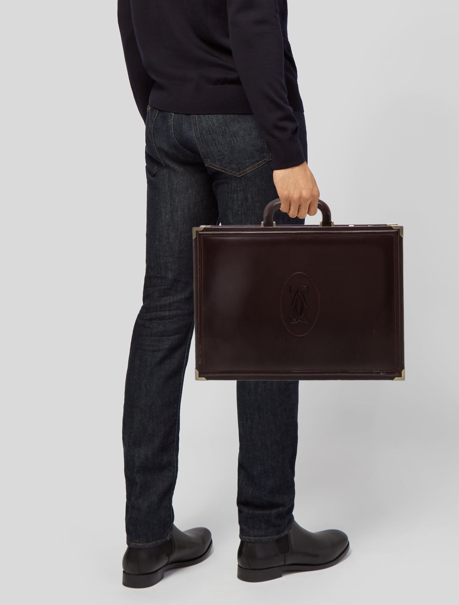 Cartier Leather Briefcase