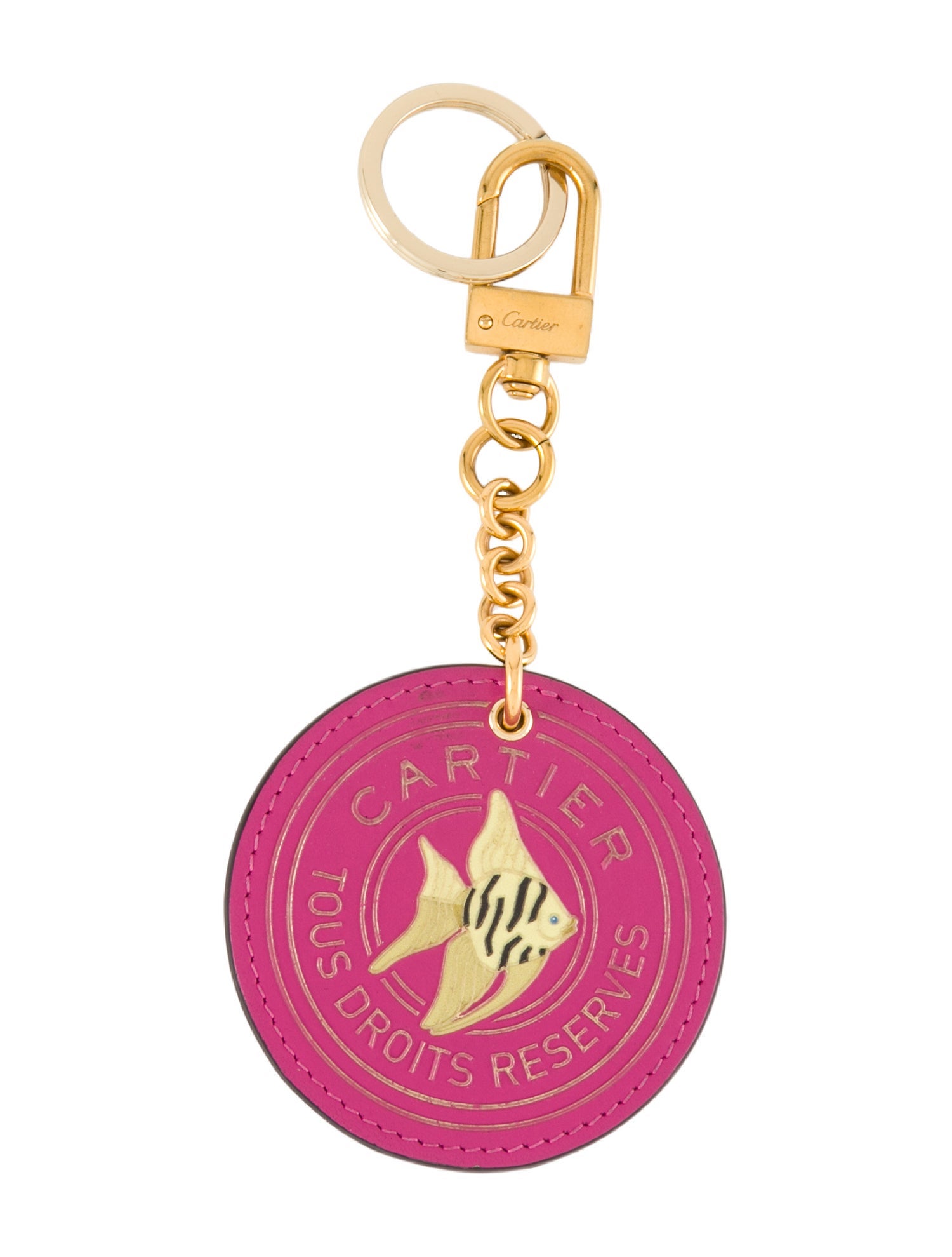 Cartier Leather Keychain