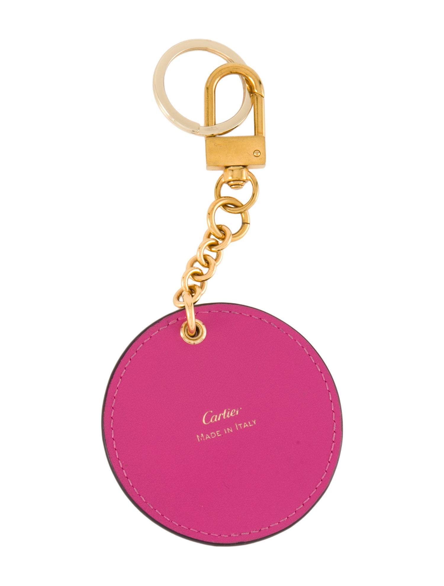 Cartier Leather Keychain