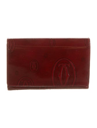 Cartier Happy Birthday Bifold Wallet Signature Logo Compact Wallet