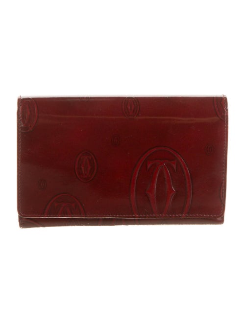 Cartier Happy Birthday Bifold Wallet Signature Logo Compact Wallet