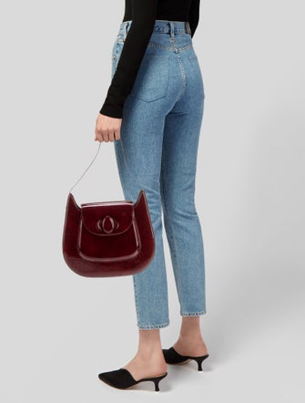 Cartier Patent Leather Shoulder Bag