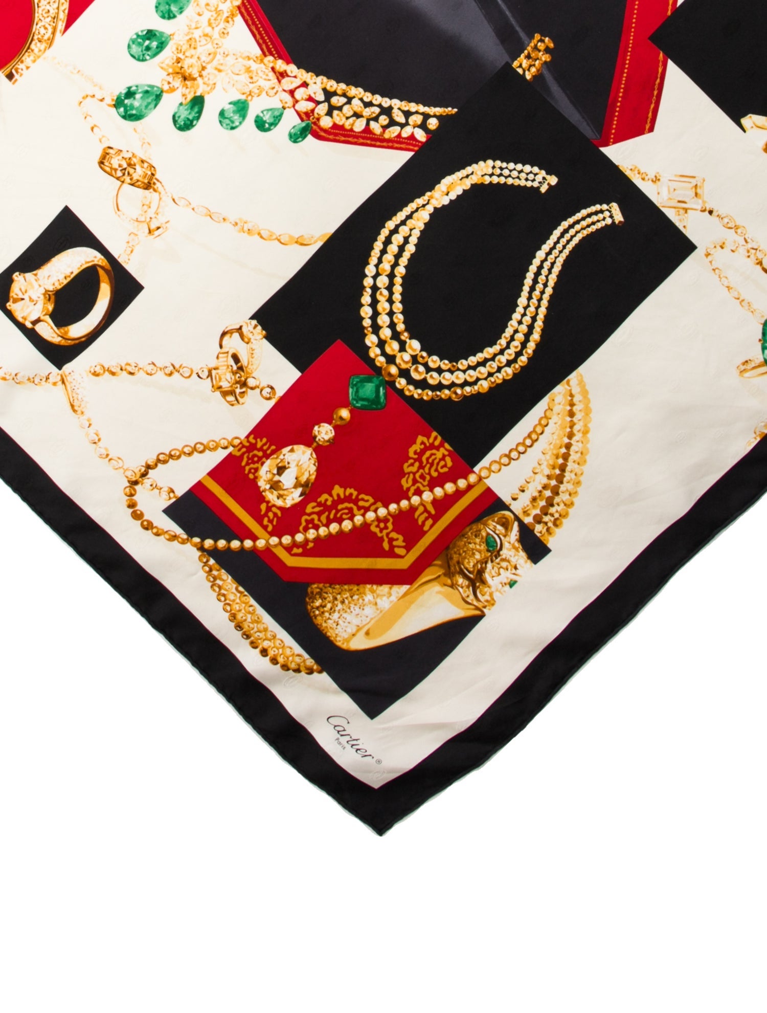Cartier Silk Printed Scarf