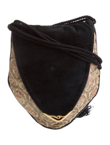 Cartier Crossbody Bags Suede Messenger Bag Vintage