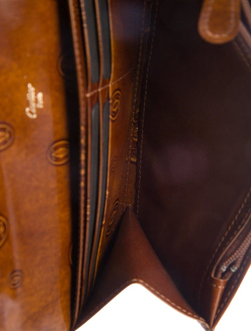 Cartier Patent Leather Continental Wallet