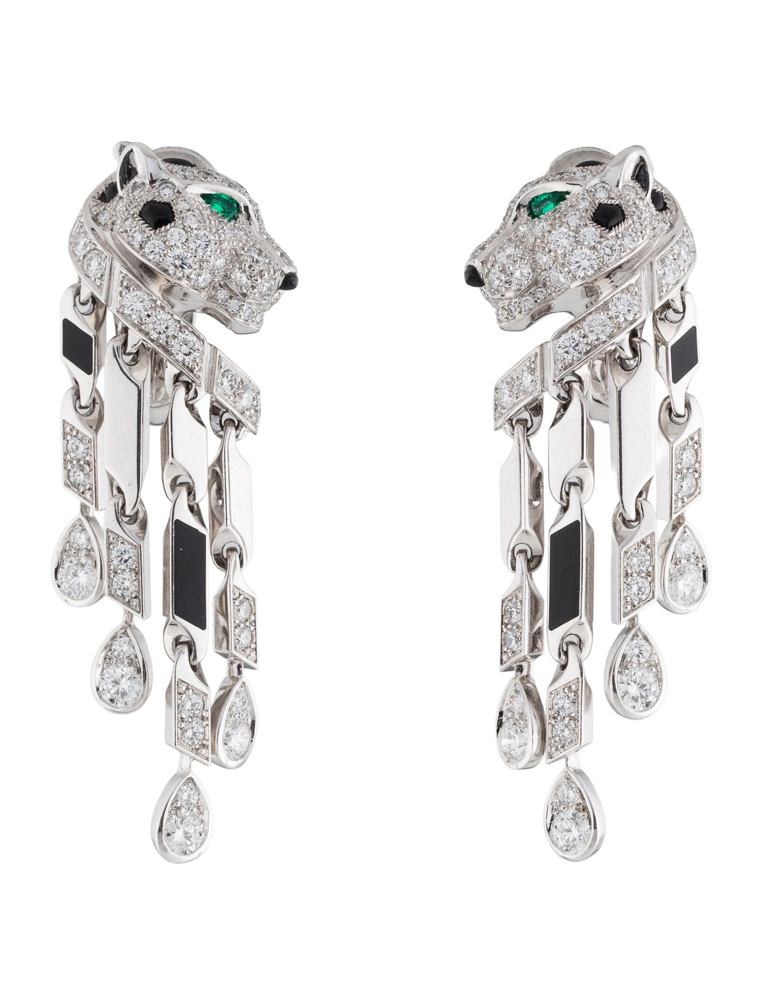 Cartier Brincos Panthère de Cartier Drop Earrings