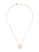 Cartier 2 Diamond LOVE Pendant Necklace