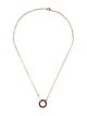 Cartier 2 Diamond LOVE Pendant Necklace