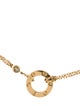 Cartier LOVE Bracelet, on Chain, 2 Diamonds