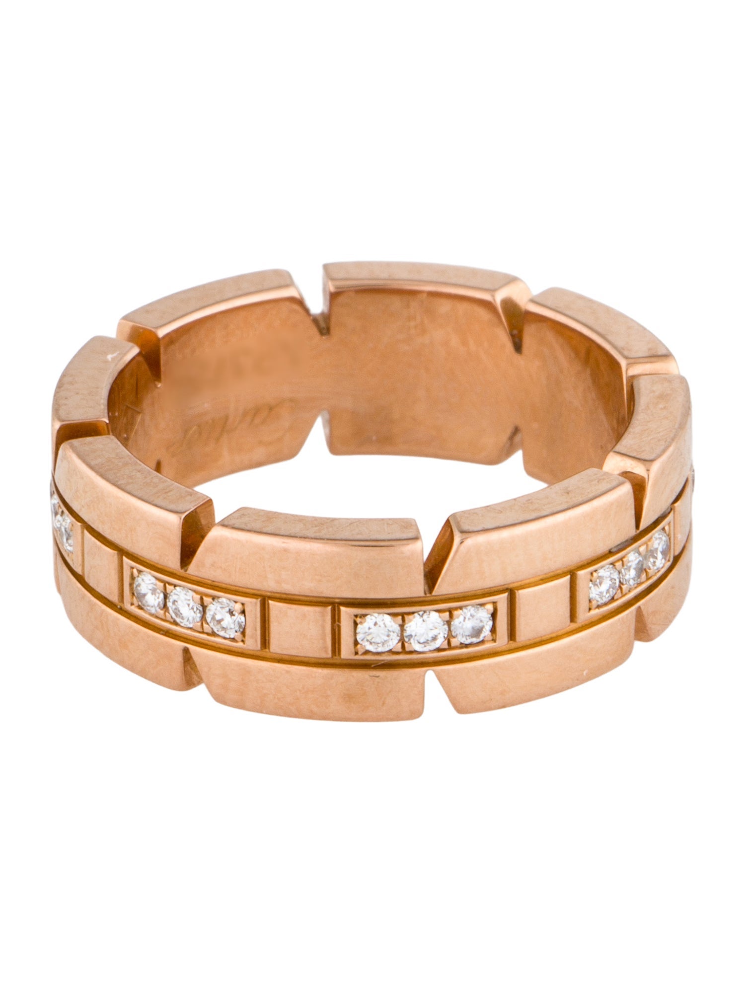 Cartier Diamond Tank Française Ring