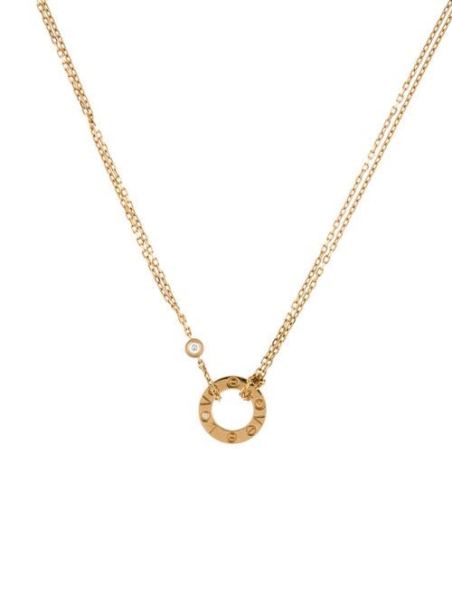 Cartier LOVE Pendant, 2 Diamonds