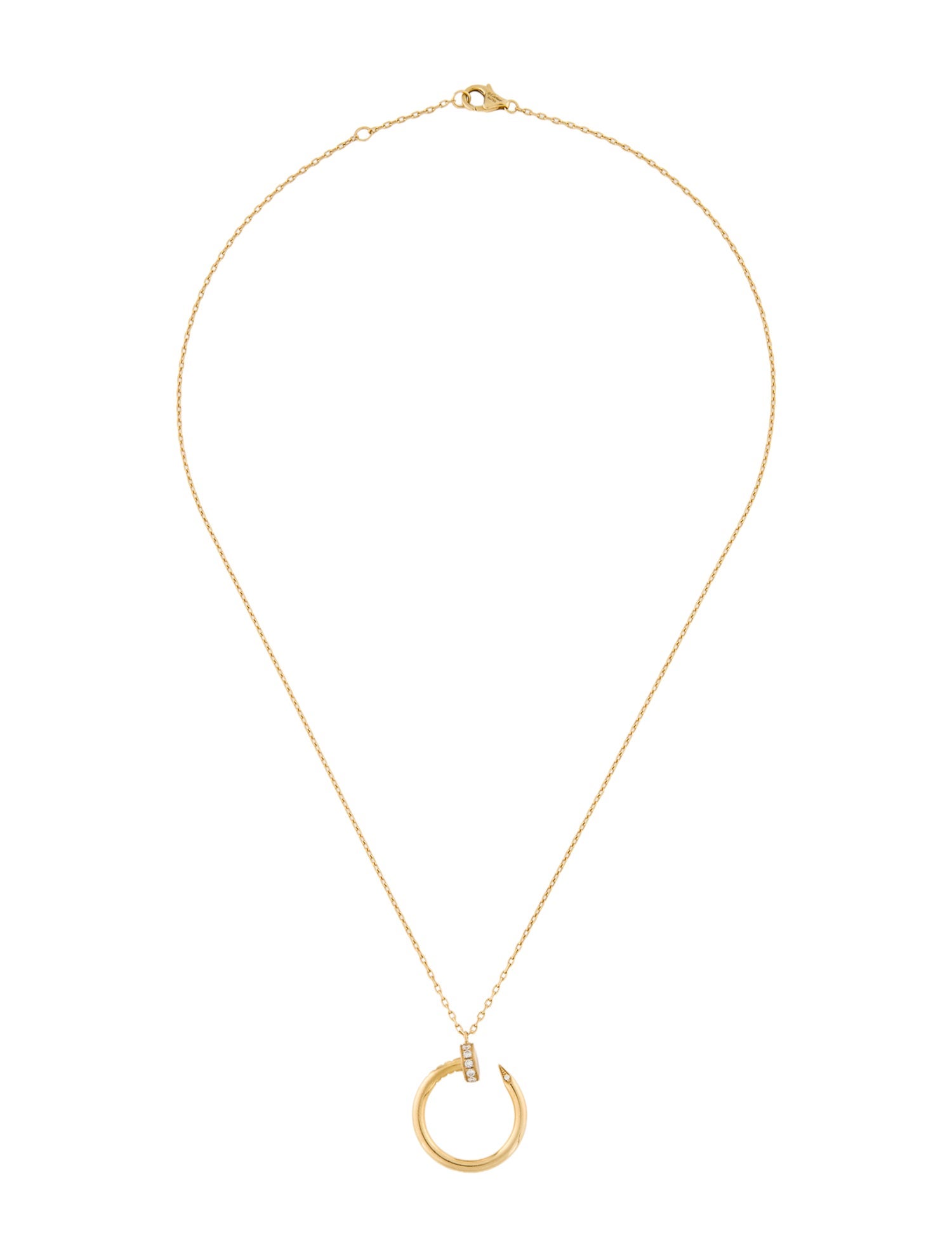 Cartier Diamond Juste un Clou Pendant Necklace
