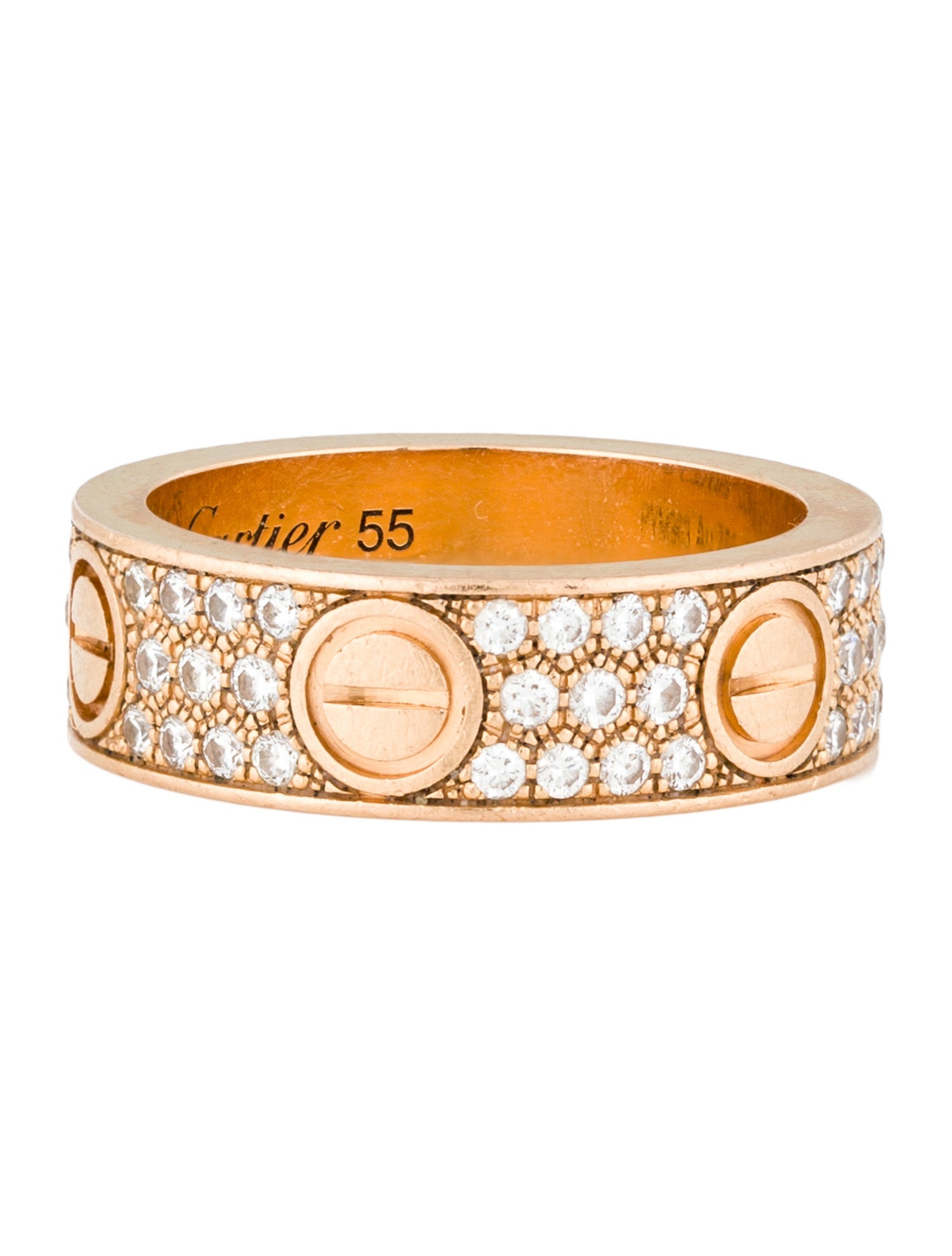 Cartier Diamond Paved Classic LOVE Ring