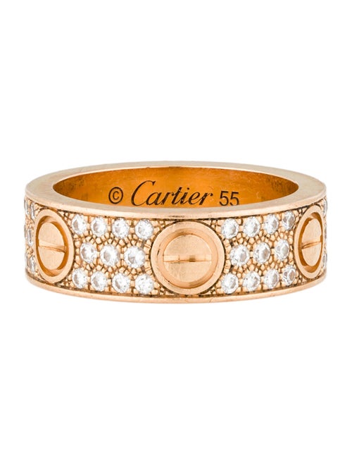 Cartier Diamond Paved Classic LOVE Ring