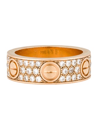 Cartier Diamond Paved Classic LOVE Ring