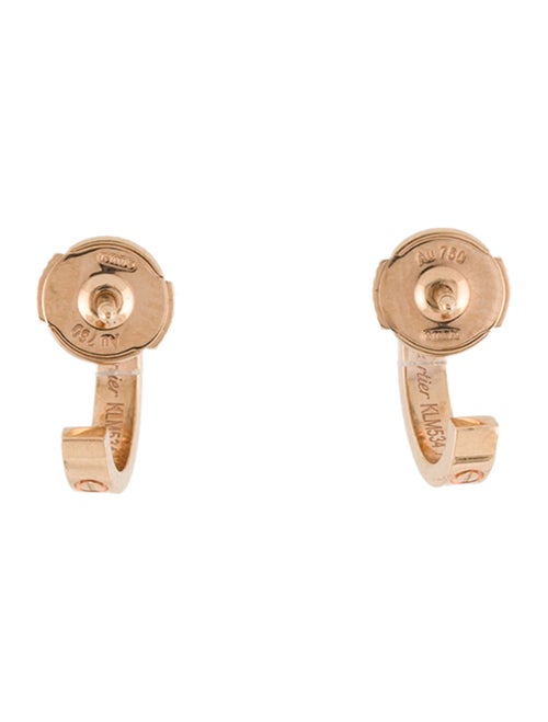 Cartier Small LOVE Hoop Earrings