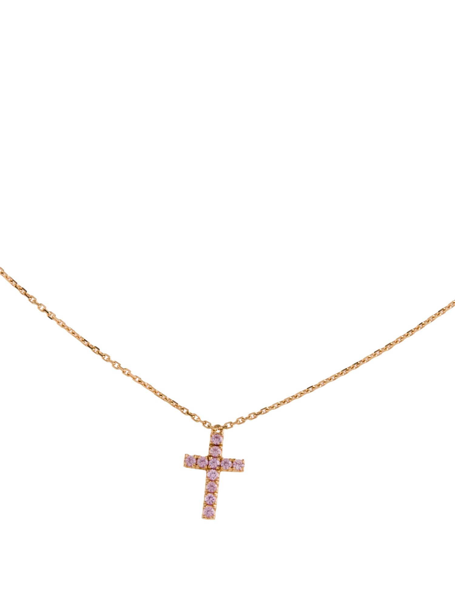 Cartier Cross Motif Pendant Necklace