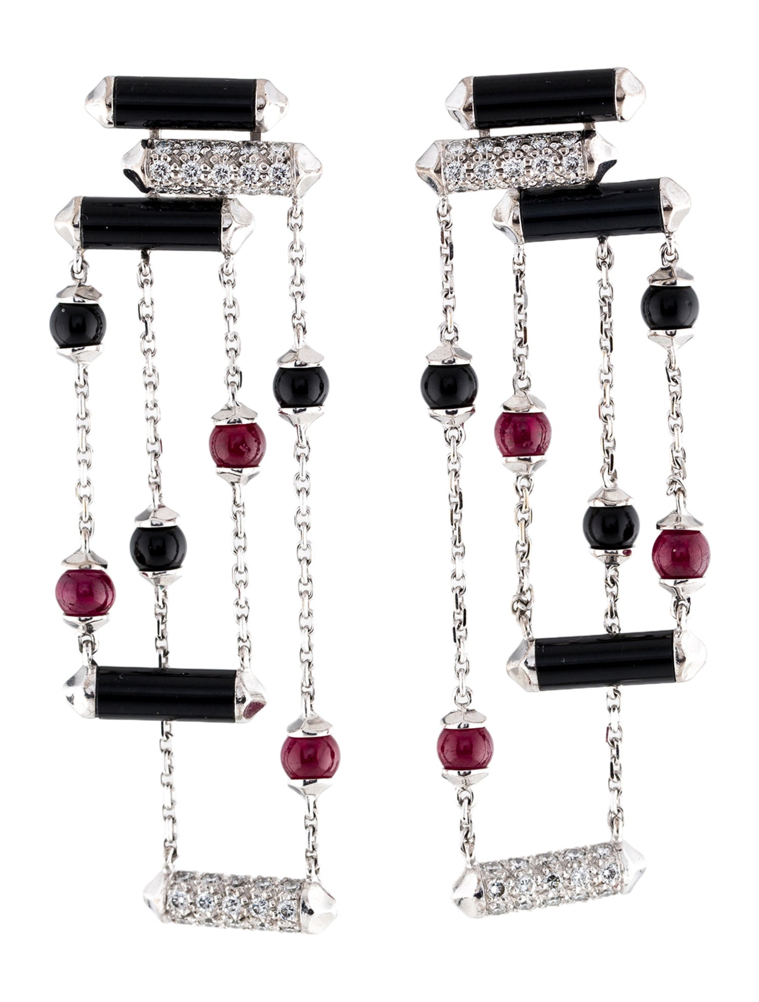 Cartier Le Baiser Du Dragon Drop Earrings
