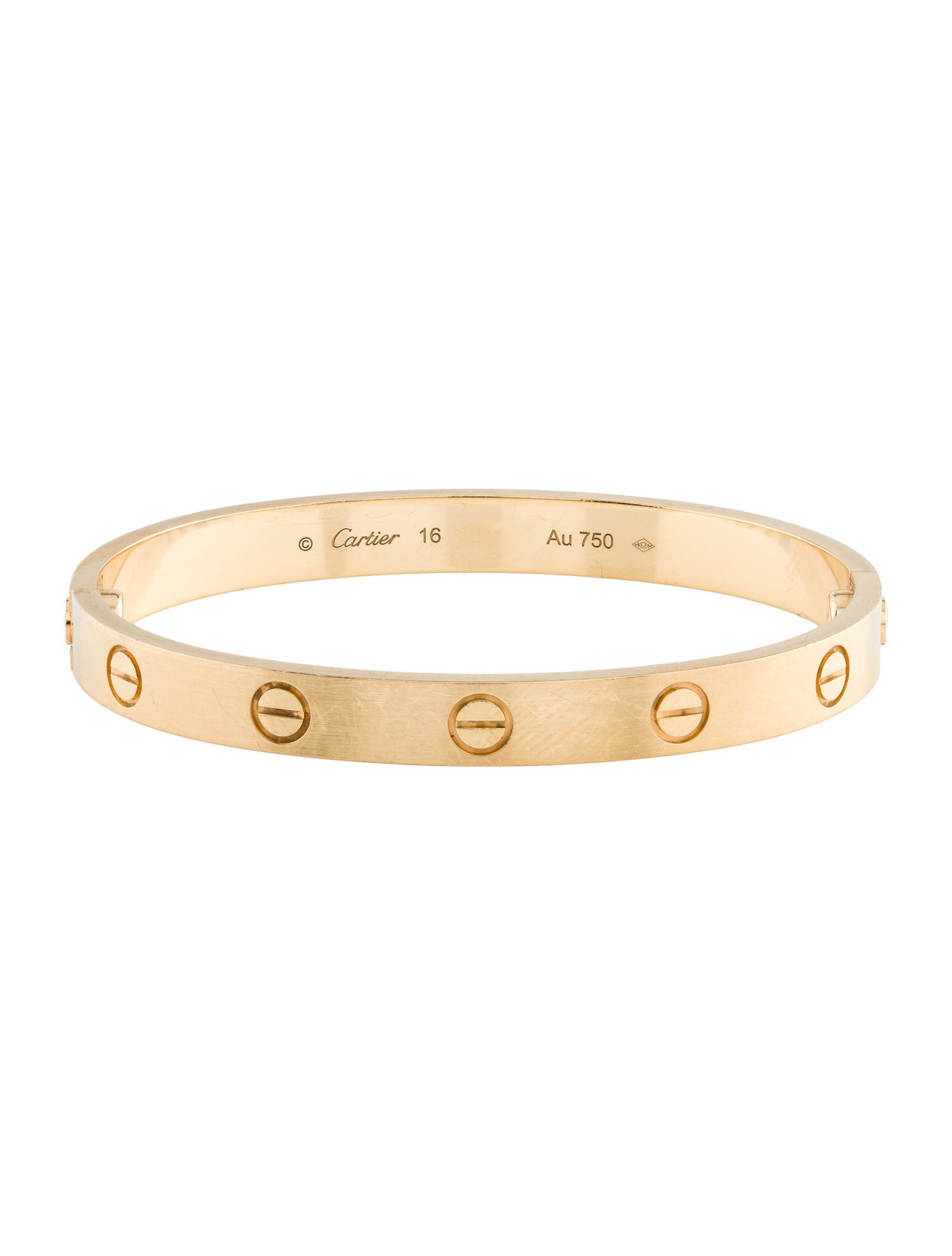Cartier LOVE Bracelet, Classic Model, Brushed