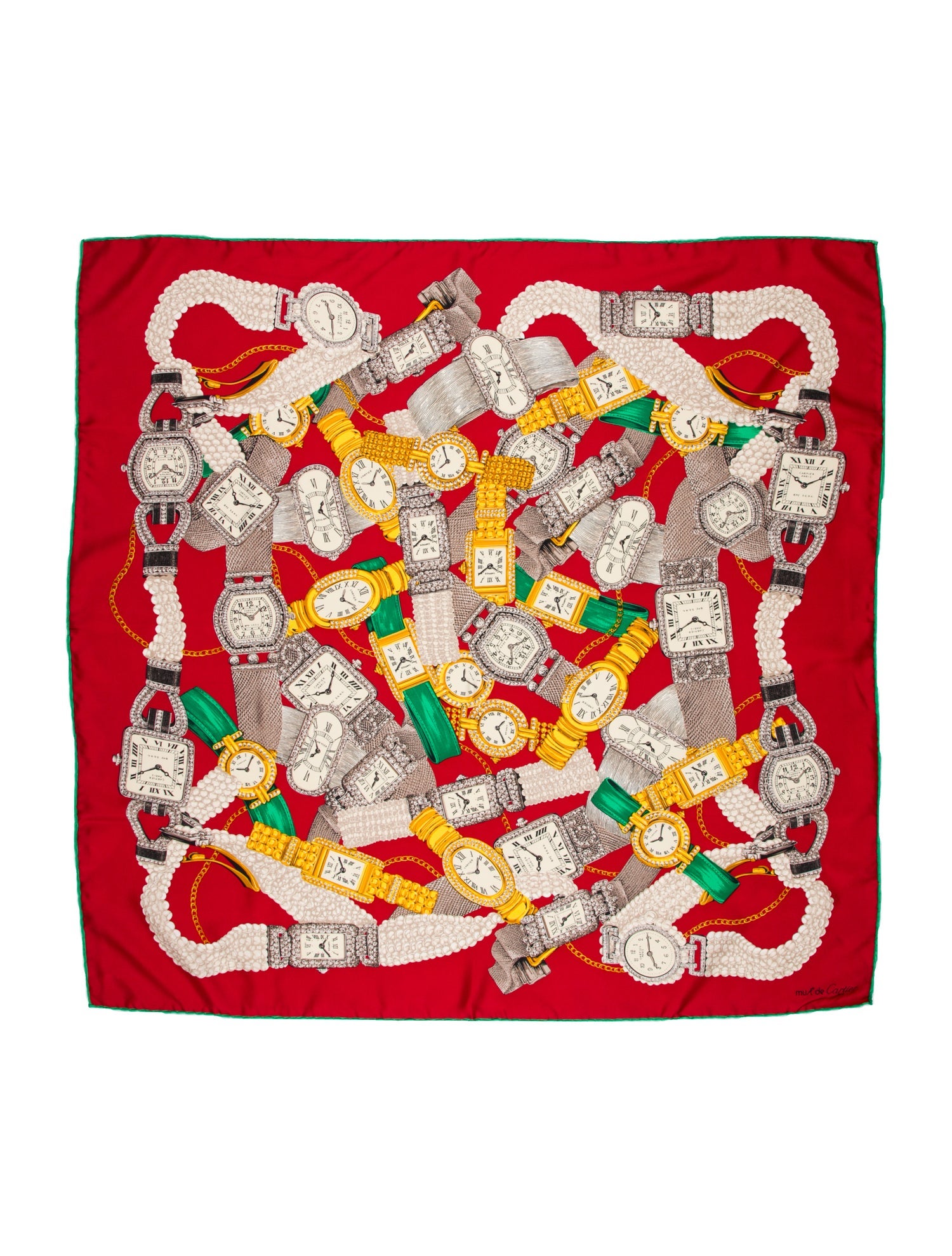 Cartier Silk Printed Scarf