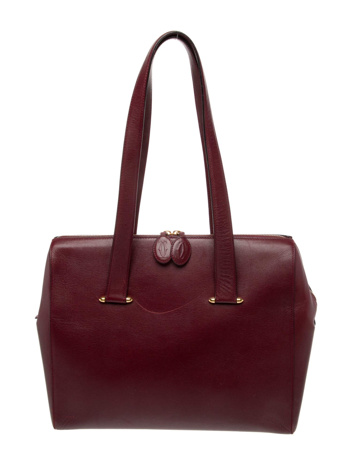 Cartier Saffiano Leather Shoulder Bag