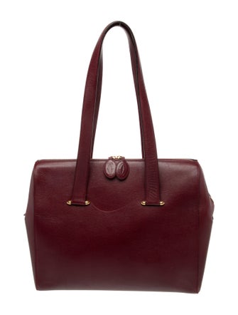 Cartier Saffiano Leather Shoulder Bag