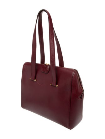 Cartier Saffiano Leather Shoulder Bag