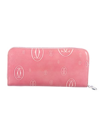 Cartier Patent Leather Printed Continental Wallet