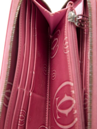 Cartier Patent Leather Printed Continental Wallet