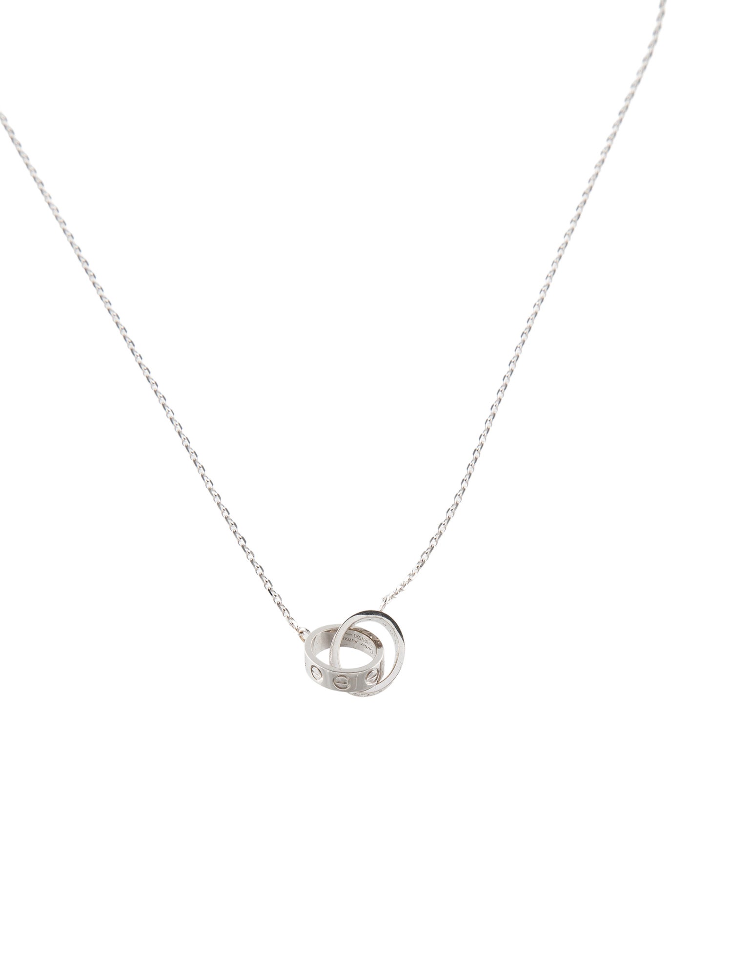 Cartier LOVE Pendant, Half-Paved