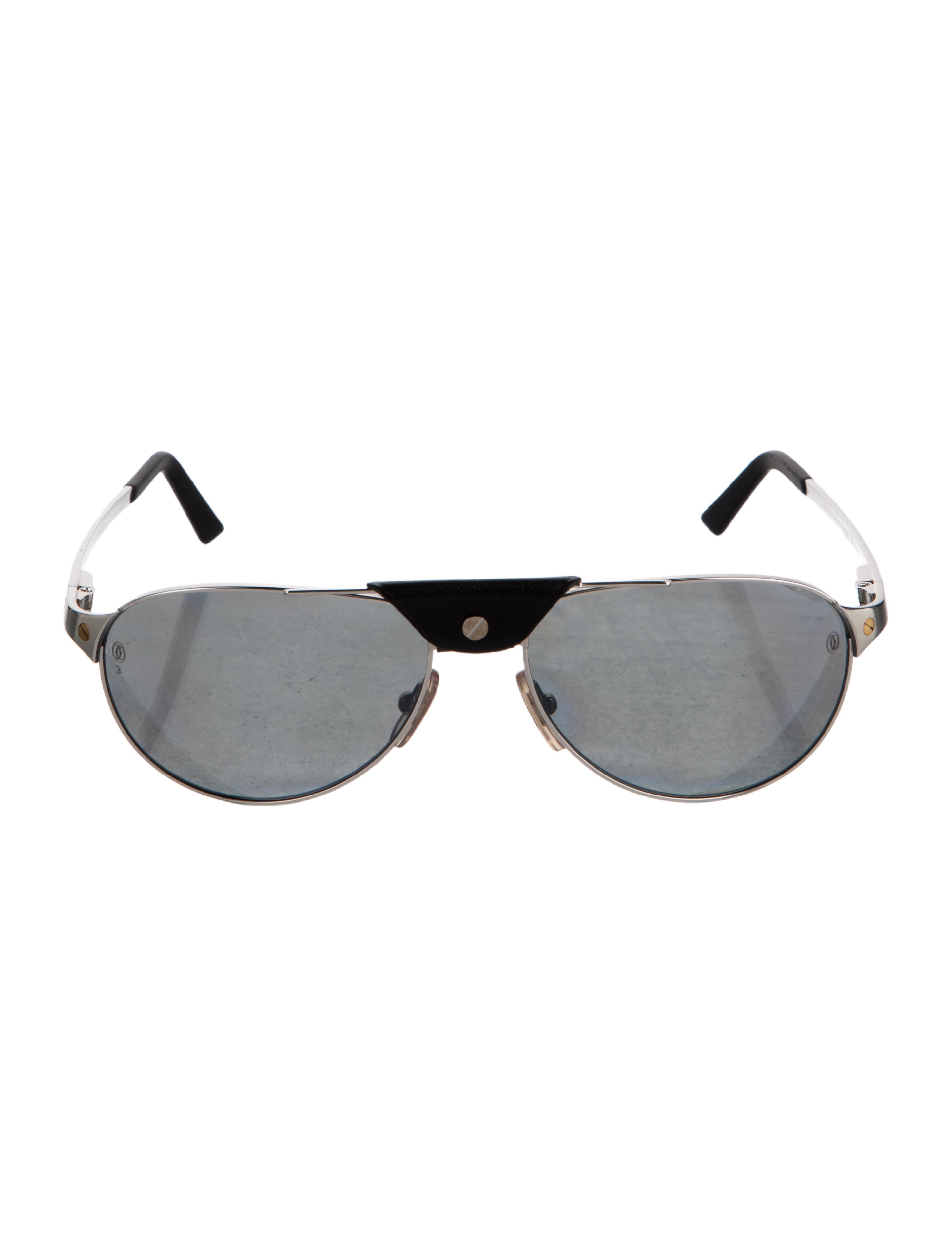 Cartier Santos de Cartier Aviator Sunglasses