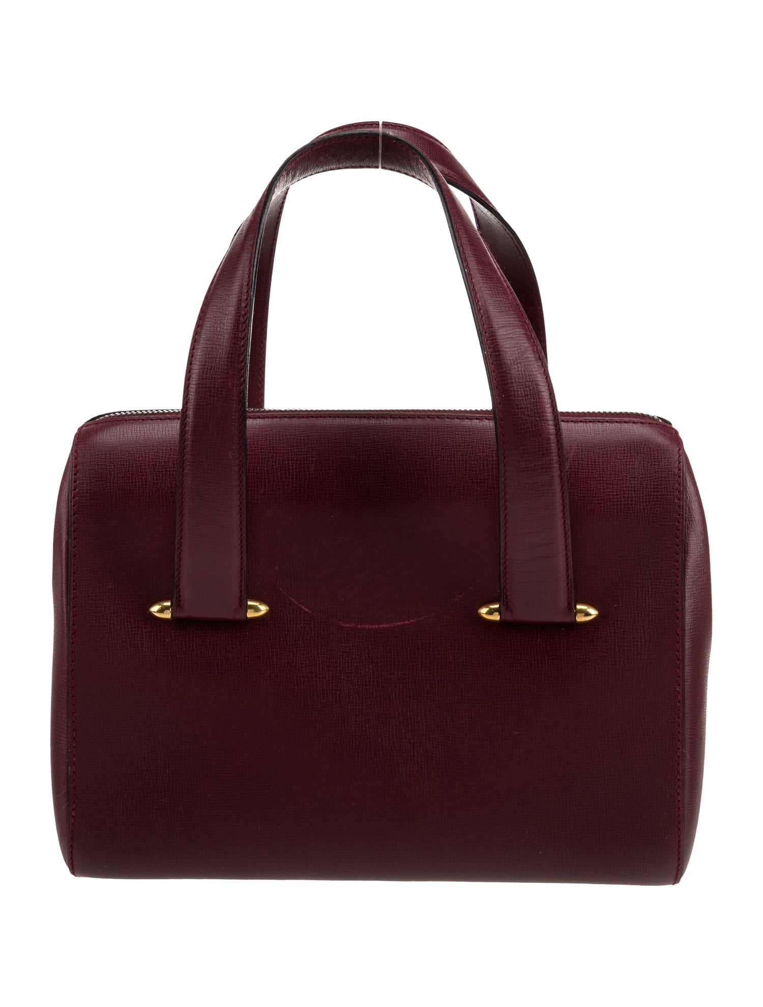 Cartier Saffiano Leather Top Handle Bag