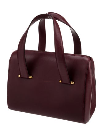 Cartier Saffiano Leather Top Handle Bag