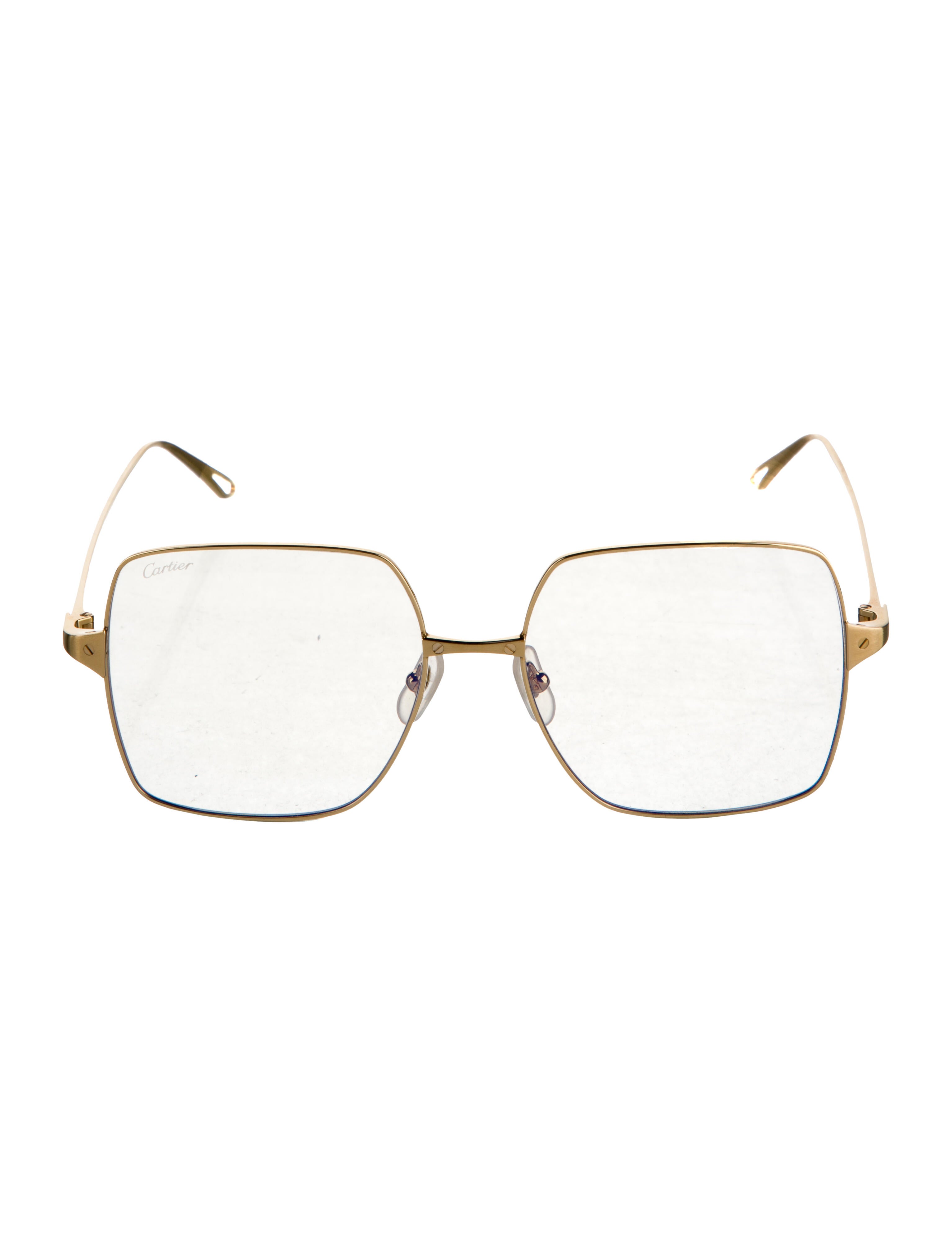Cartier Santos de Cartier Square Sunglasses