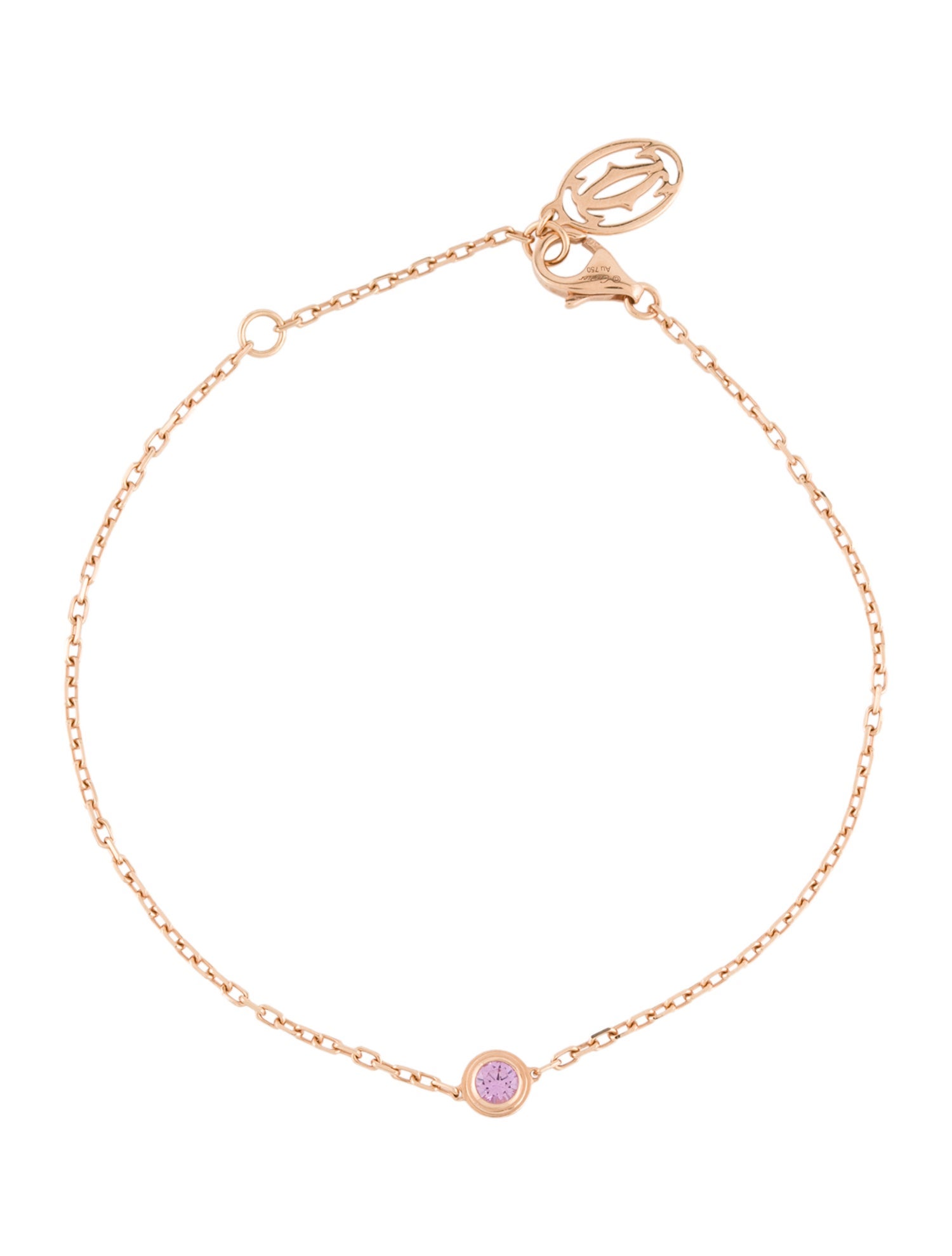Cartier d'Amour Bracelet, Pink Sapphire