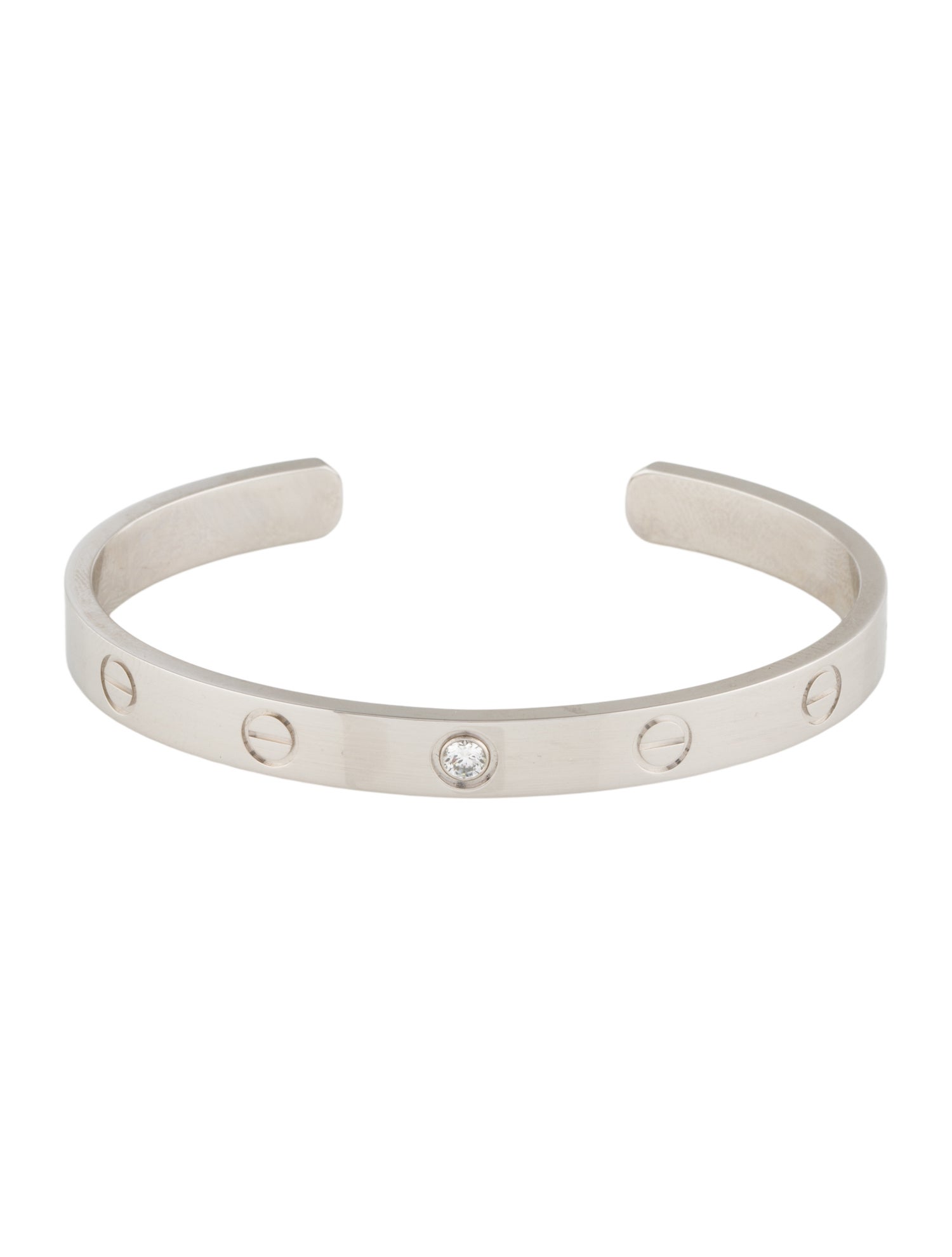 Cartier LOVE Cuff, One Diamond