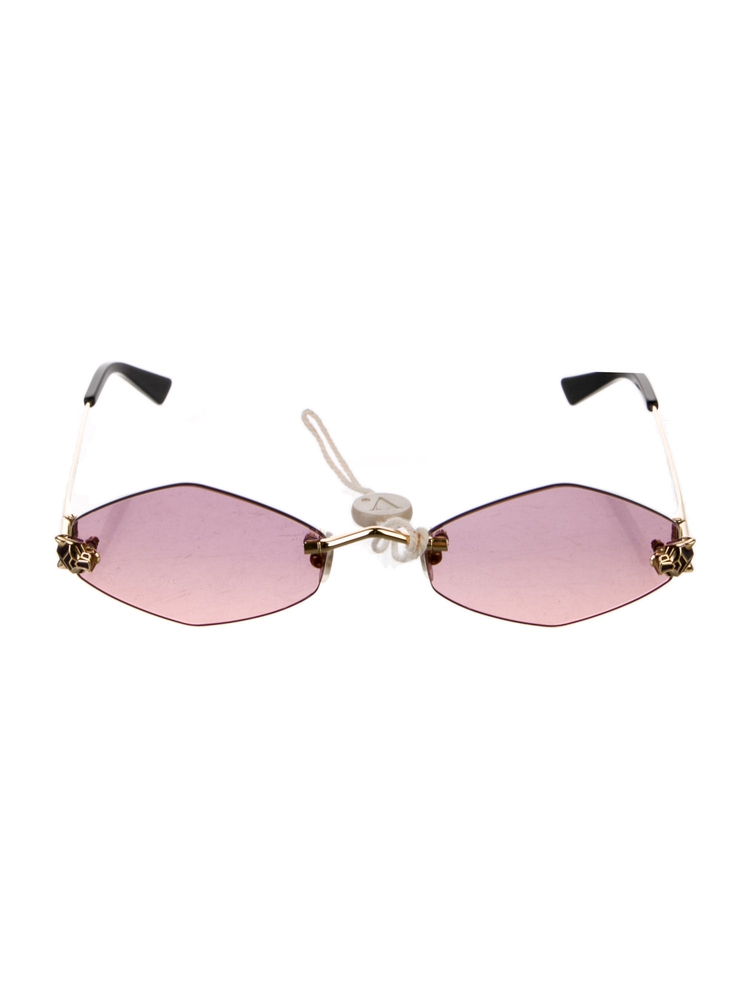 Cartier Panthere Tinted Round Sunglasses