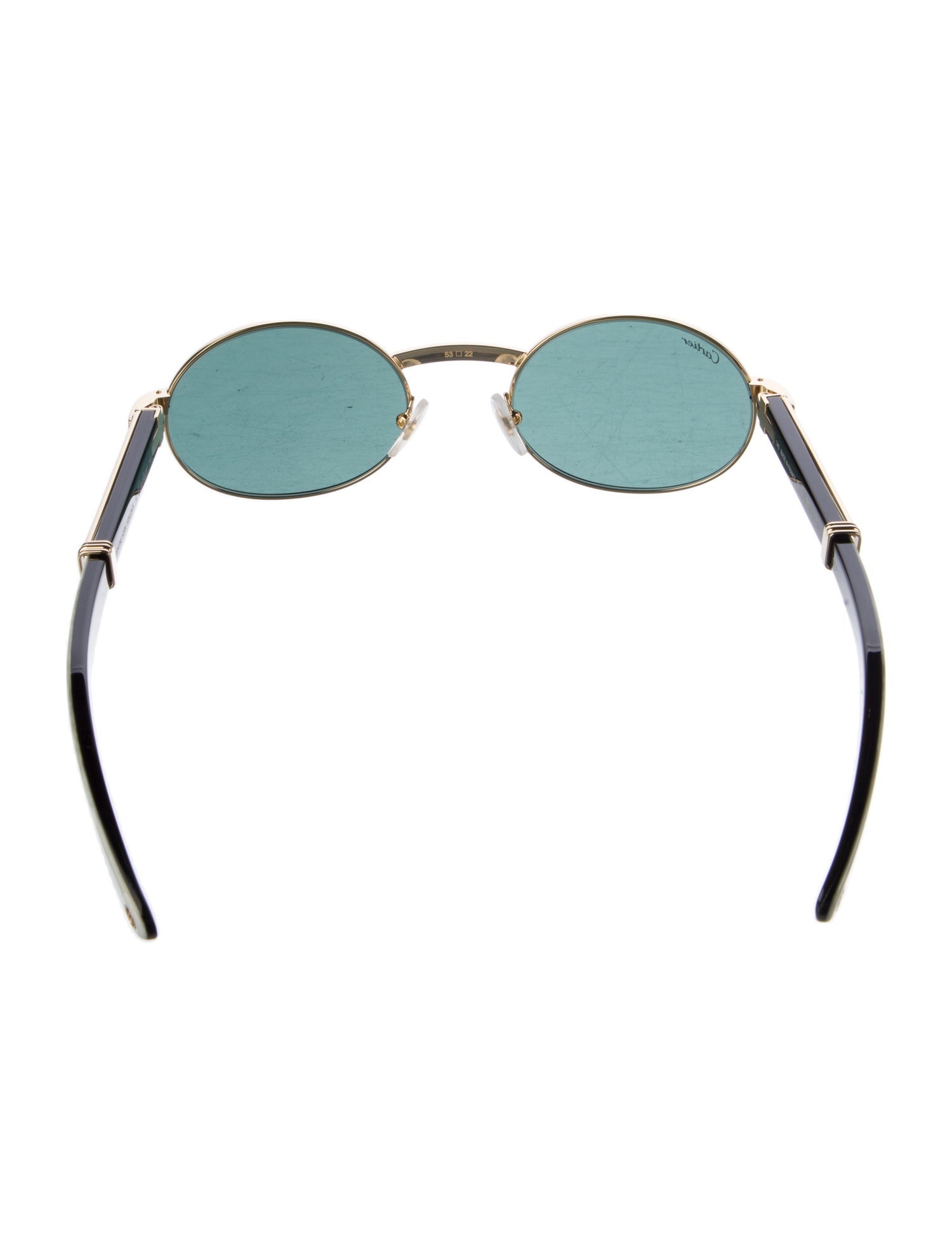 Cartier Genuine Horn Round Sunglasses w/ Tags