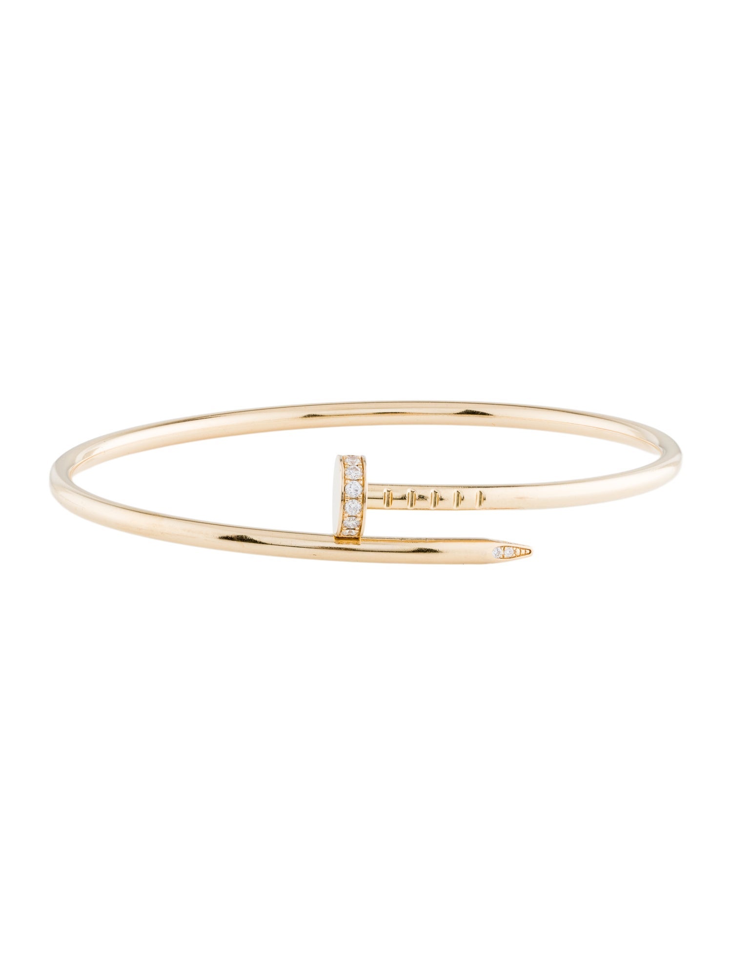 Cartier Juste un Clou Bracelet, Small Model, Diamonds