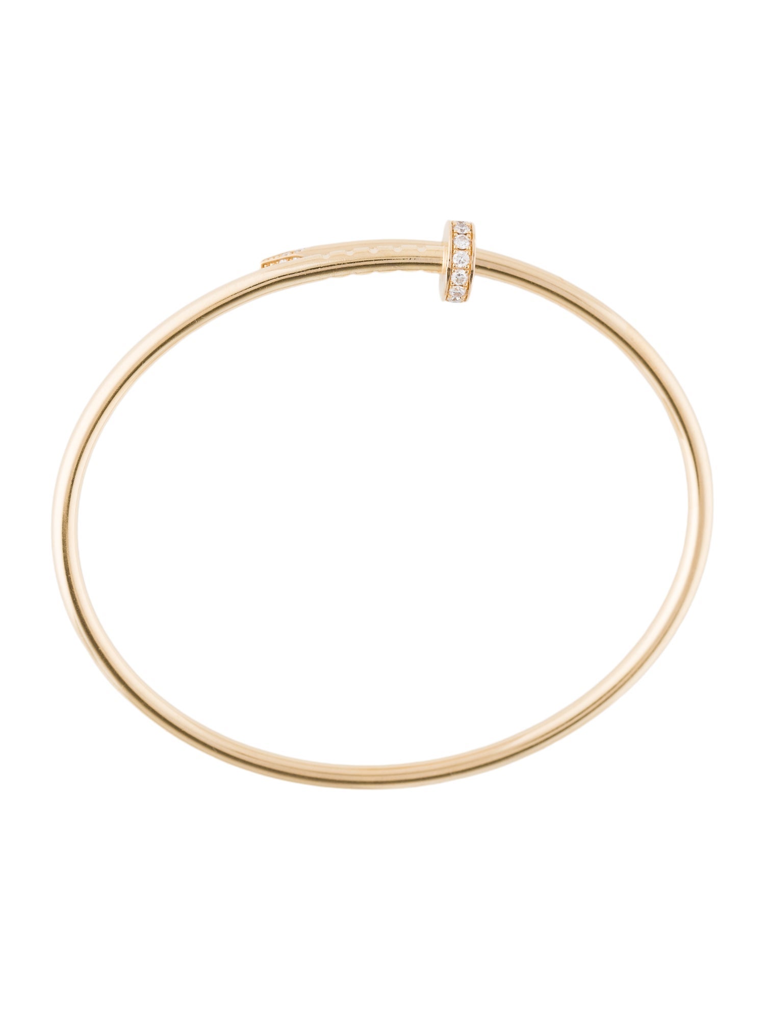 Cartier Juste un Clou Bracelet, Small Model, Diamonds